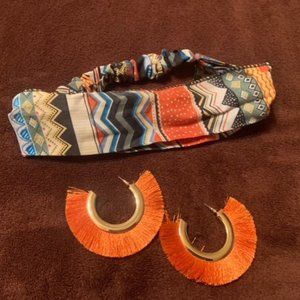 Summer Earrings w/ Headband